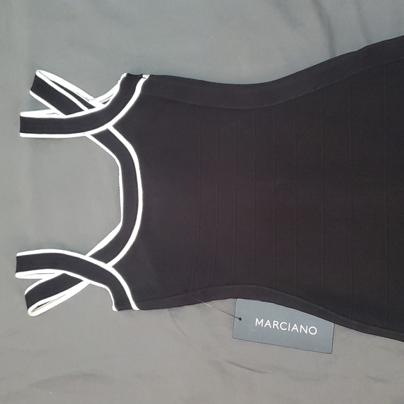 Marciano Black Sexy Fitted Bandage Dress NWT 👗 - Picture 5 of 6